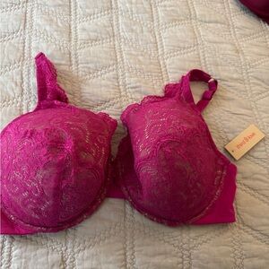 ThirdLove Fuchsia Lace Bra